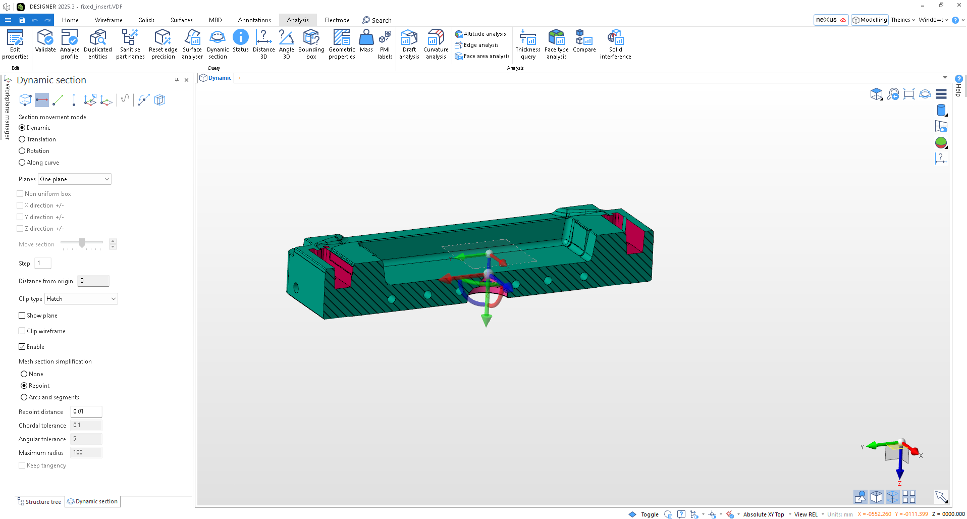 DESIGNER model input for EDGECAM